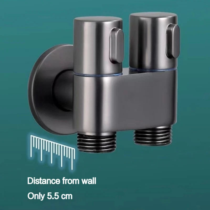 Stainless Steel Wall-Mounted Bidet Sprayer Set