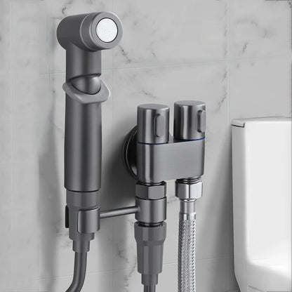Stainless Steel Wall-Mounted Bidet Sprayer Set